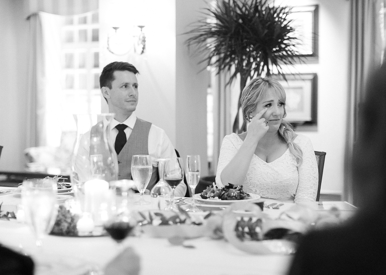 intimate okc wedding reception